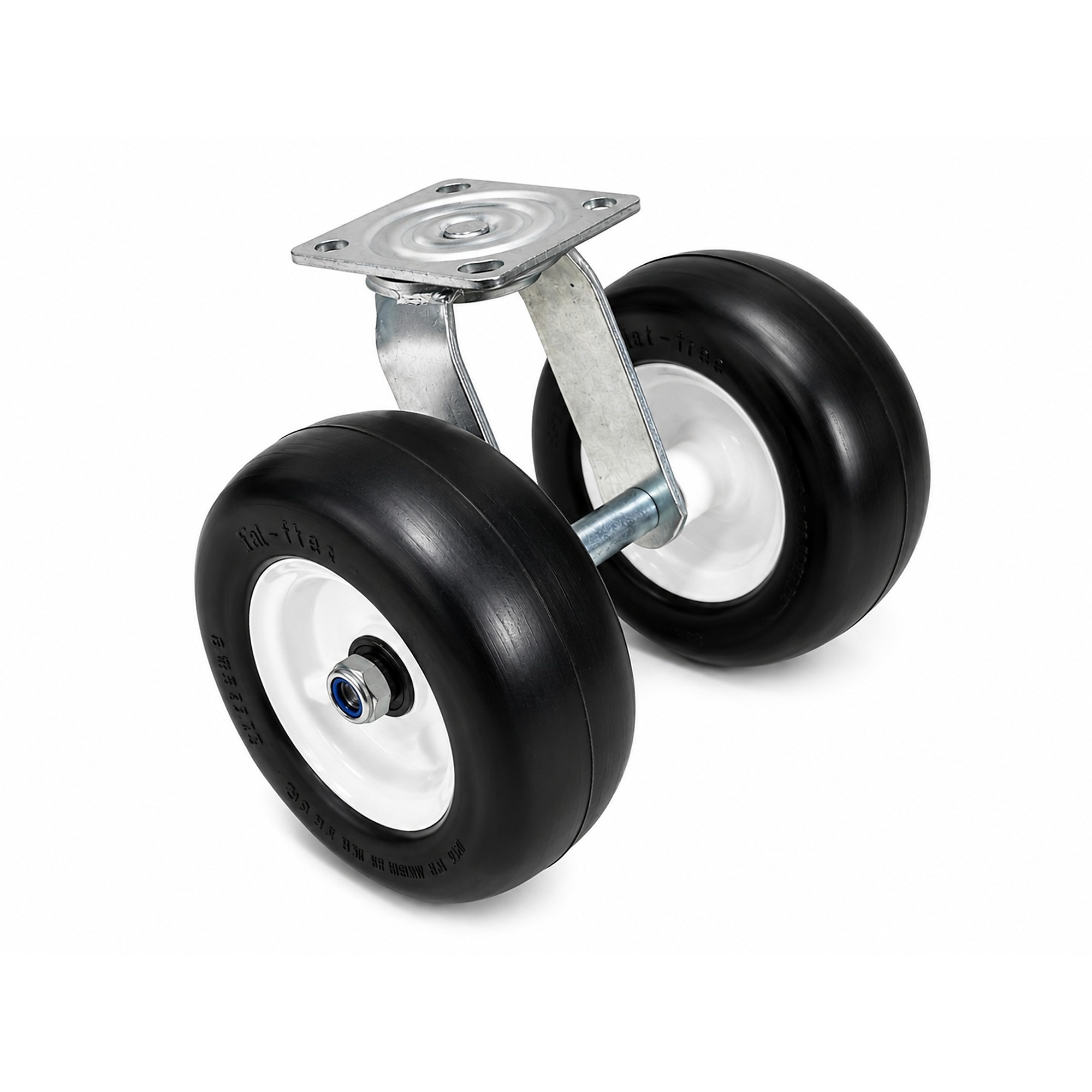 8" Dual Flat-Free Swivel Caster, GTF-8DCFFS